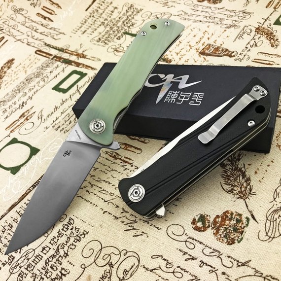 Нож CH 3001 G10 green