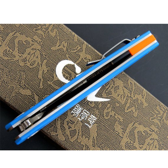 Нож CH 3007 G10 blue