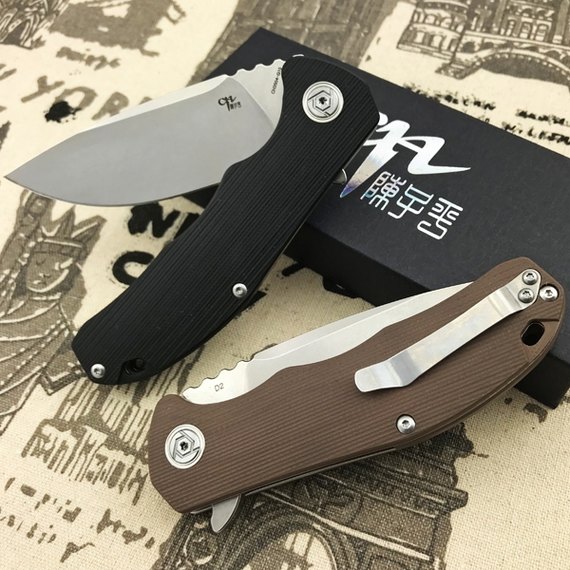 Нож CH 3504 G10 black