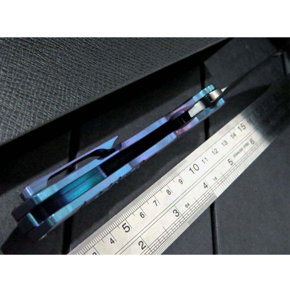 Нож CH 3504 TC4 blue