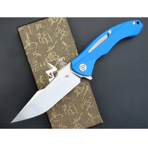 Нож CH 3519 G10 blue