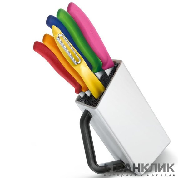 Набор кухонных ножей Victorinox SwissClassic Utility Block 6.7127.6L14