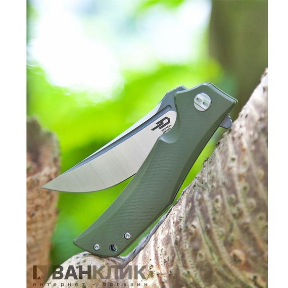Нож Bestech Knife SCIMITAR Army Green BG05B-1