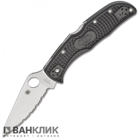 Нож Spyderco Endela, серрейтор (C243SBK)