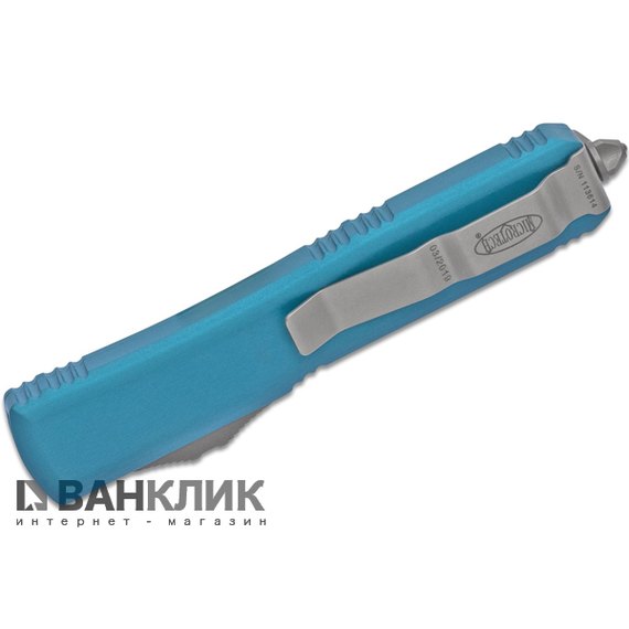 Нож Microtech Ultratech Tanto Point Stonewash :turquoise 123-10TQ