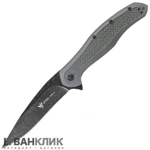 Ніж Steel Will Intrigue чорний stonewash SWF45-15