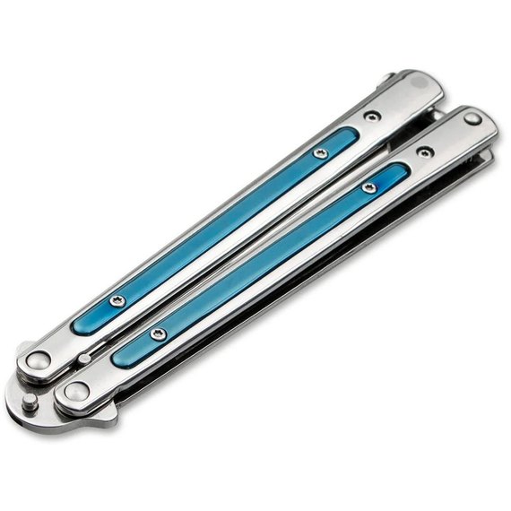Ніж-метелик (балісонг) Boker Magnum Balisong Blue 06EX406, зображення 2