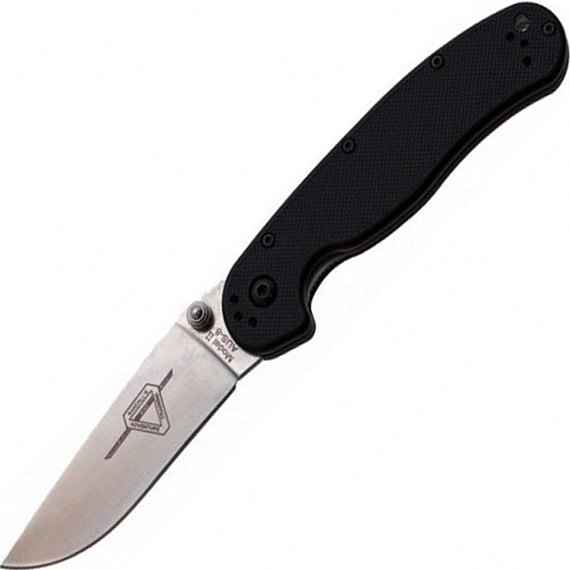 Кишеньковий ніж Ontario RAT II Folder 8860, Колір: Чорний