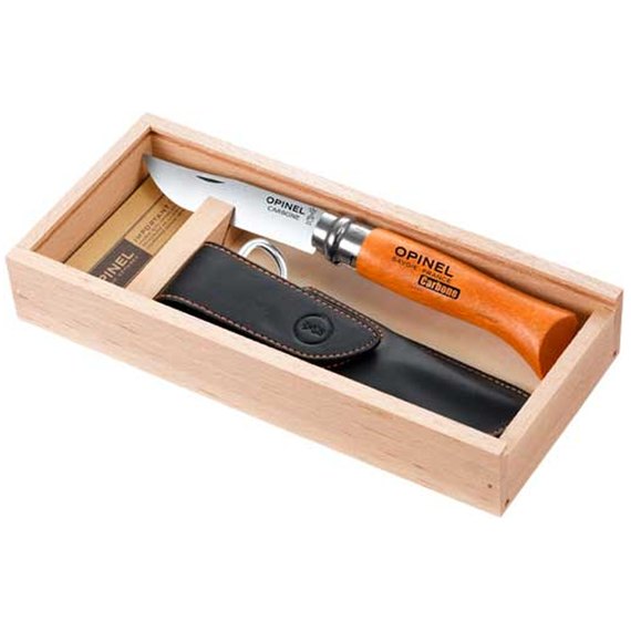 Нож туристический Opinel №8 Carbone подарочная упаковка (000815), изображение 2