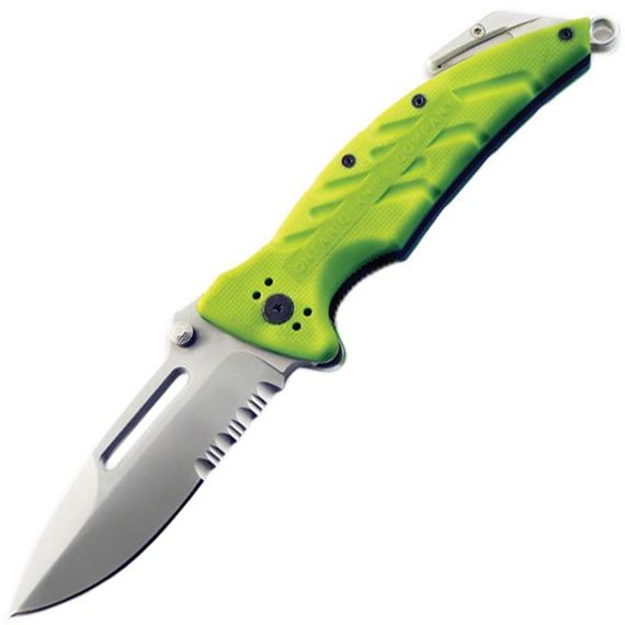 Нож Ontario XR-1 FLUOR. GREEN RESCUE FOLDER (08763)