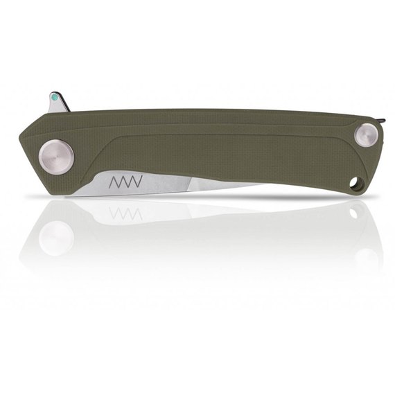 Нож Acta Non Verba Z100 Mk.II оливковый (ANVZ100-013), Цвет : Olive, Марка стали: Bohler N690, изображение 2