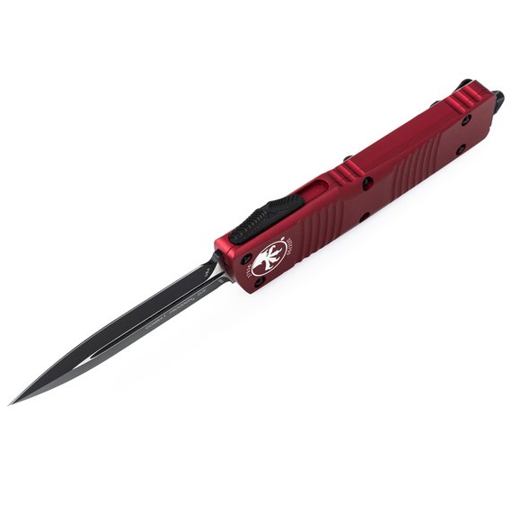 Ніж Microtech Combat Troodon Double Edge Black Blade red 142-1RD, зображення 3
