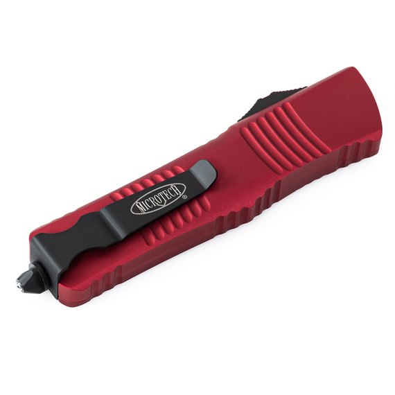 Ніж Microtech Combat Troodon Double Edge Black Blade red 142-1RD, зображення 5