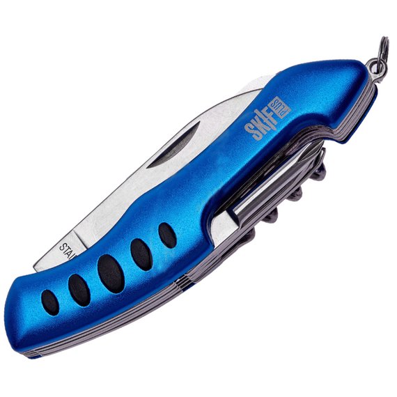 Многофункциональный нож для выживания SKIF Plus Fluent, синий KY5011LG5-BL, изображение 2