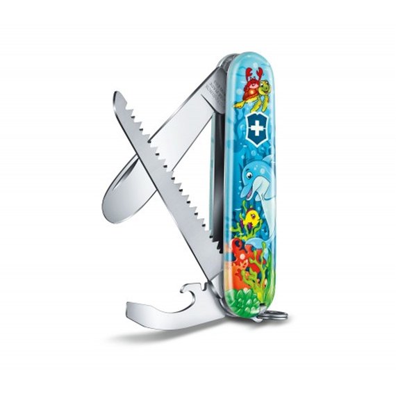 Многофункциональный нож Victorinox My First Children Set Dolphin 0.2373.E1, Цвет : Dolphin, изображение 2