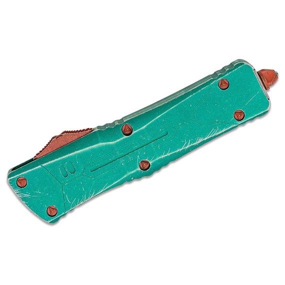 Ніж Microtech Combat Troodon Tanto Point Stonewash Bounty Hunter 144-10BH, зображення 3