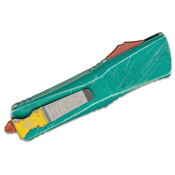 Ніж Microtech Combat Troodon Tanto Point Stonewash Bounty Hunter 144-10BH, зображення 4