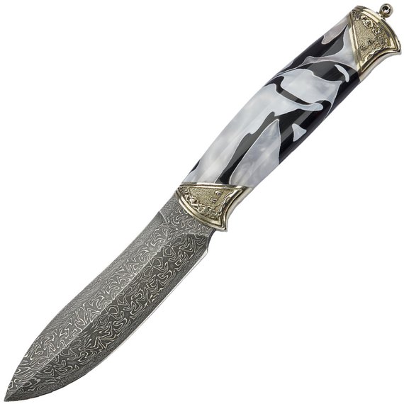 Нож R.A.Knives Отважный 2, дамаск RAVI2, изображение 2