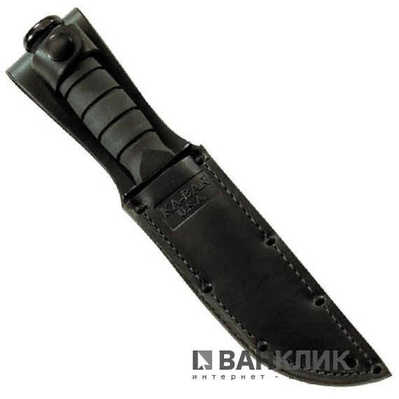 Нож Ka-Bar Short Black USMC 1256