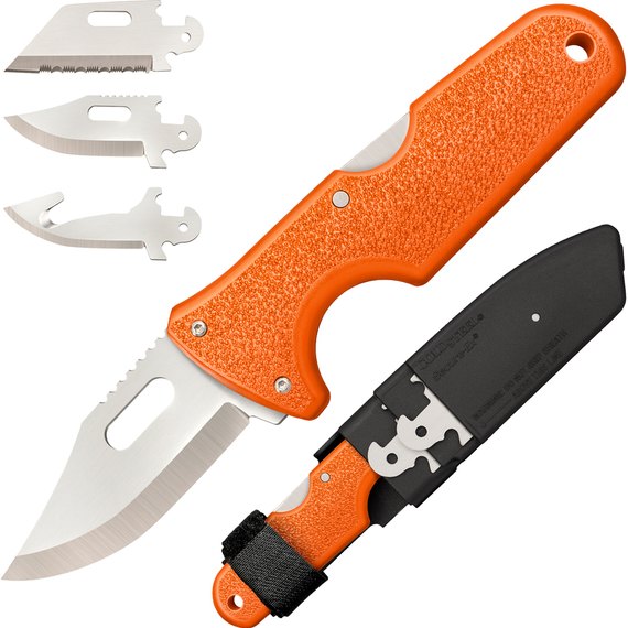 Карманный нож Cold Steel Click-N-Cut Hunter (CS-40AL), Цвет : Оранжевый, изображение 2