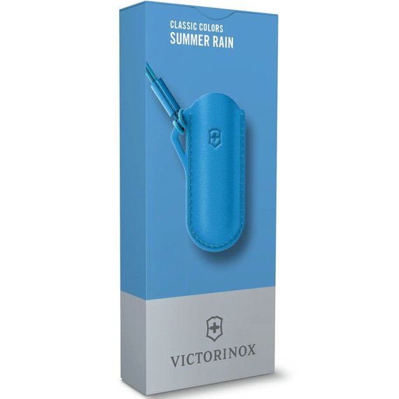 Чохол Victorinox Summer Rain для Classic Colors кож.сін 4.0670.2, Колір: Синий, зображення 3