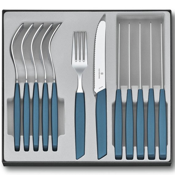 Набор кухонный Victorinox Swiss Modern Table Set 12шт синий 6.9096.11W2.12, Цвет: Синий