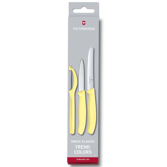 Набор кухонный Victorinox SwissClassic Paring Set 3шт желтый 6.7116.31L82, Цвет: Жёлтый, изображение 2