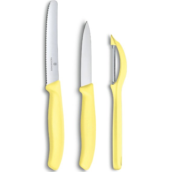 Набор кухонный Victorinox SwissClassic Paring Set 3шт желтый 6.7116.31L82, Цвет: Жёлтый