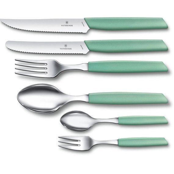 Ніж кухонний Victorinox Swiss Modern Steak & Pizza м'ятний 6.9006.12W41, зображення 2