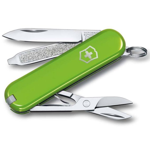 Многофункциональный нож Victorinox Classic SD Colors Smashed Avocado 0.6223.43G, Цвет : Smashed Avocado