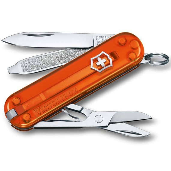 Багатофункціональний ніж Victorinox Classic SD Colors Fire Opal 0.6223.T82G, Колір: Fire Opal