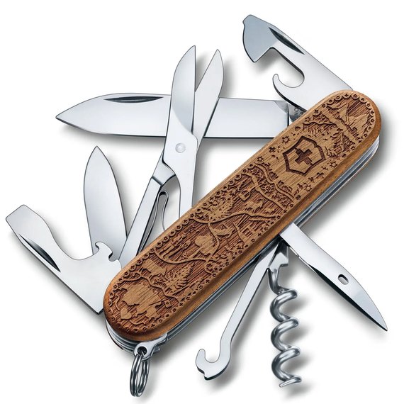 Многофункциональный нож Victorinox Climber Wood Swiss Spirit SE 1.3701.63L21, изображение 2