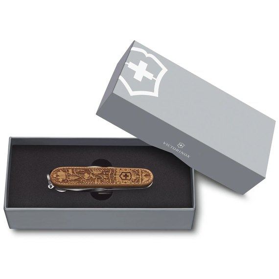 Многофункциональный нож Victorinox Climber Wood Swiss Spirit SE 1.3701.63L21, изображение 3