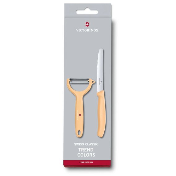 Набор кухонный Victorinox SwissClassic Paring Set 2шт оранжевый 6.7116.23L92, Цвет: Оранжевый, изображение 2