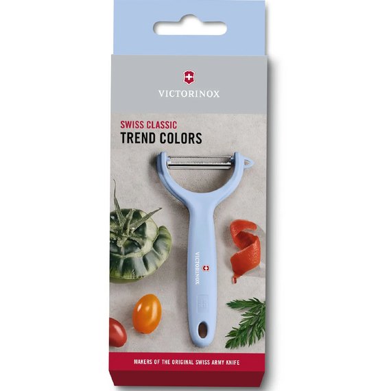 Овочечистка Victorinox для томатів і ківі, серрейторна РК, блакитна 7.6079.22, Колір: Блакитний, зображення 2
