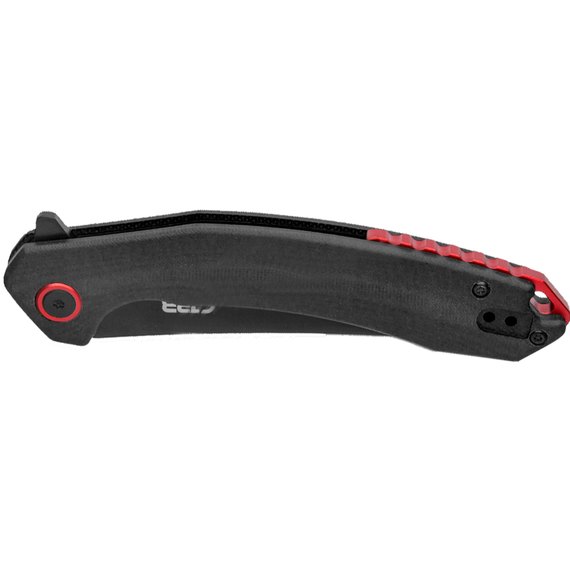 Кишеньковий ніж CJRB Gobi Black Blade black (J1906-BBK), Колір: Чорний, Марка сталі: AR-RPM9, Матеріал рукояті: Склотекстоліт (G10), зображення 3
