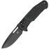 Ніж тактичний Fox Smarty Black Spear Point Blade aluminium black (FX-503SP B), Покриття клинка: Black PVD, Колір: Black