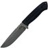 Нож охотничий Za-Pas Ultra Outdoor Stonewash (Black G10, kydex sheath) UO-ST-G10-BL, Покрытие клинка: SW (Stonewash), Цвет : Чёрный