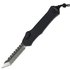 Кишеньковий ніж Heretic Hydra Tanto Stonewash Serrated Black (H006-2C), Покриття клинка: SW (Stonewash), Колір: Black, Тип ріжучої кромки: Серрейтор
