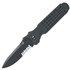 Ніж Fox Predator II black (FX-446 BS), Колір: Чорний, Марка сталі: N690Co, Матеріал рукояті: Еластополімер Forprene