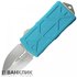 Нож Microtech Exocet Stonewash Apocalyptic turquoise 157-10APTQ