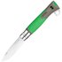 Нож бушкрафт Opinel №12 Explore зеленый (001899), Цвет : Зелёный, Марка стали: Sandvik 12C27, Материал рукояти: Стеклопластик 