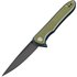Ніж Artisan Shark Black Blade olive (1707P-BGN), Колір: Оливковий, Марка сталі: D2, Матеріал рукояті: Склотекстоліт (G10)