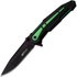 Нож Mtech MT-A1077GN, Цвет : Чёрный/Зелёный, Марка стали: 3Cr13, Материал рукояти: Алюміній