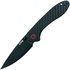 Карманный нож CJRB Fieldspar Black Blade black (J1912-BCF), Цвет : Чёрный, Марка стали: AR-RPM9, Материал рукояти: Carbon fiber